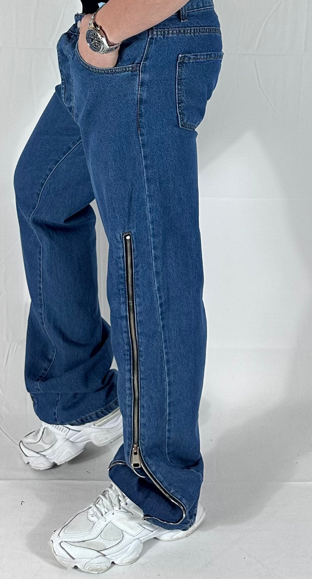 UNIQO27| ZIP DENIM — JEANS CON ZIP