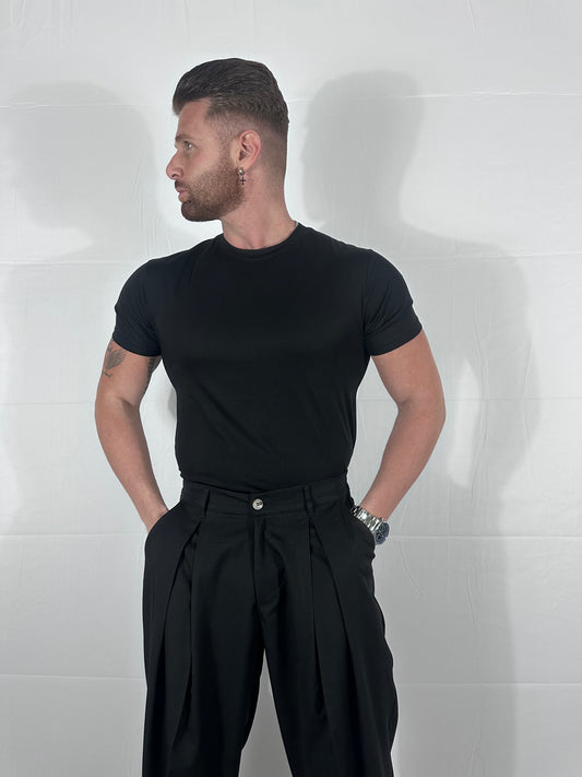 🏴🇮🇹 COTTON SUPREMA FILO DI SCOZIA NERA