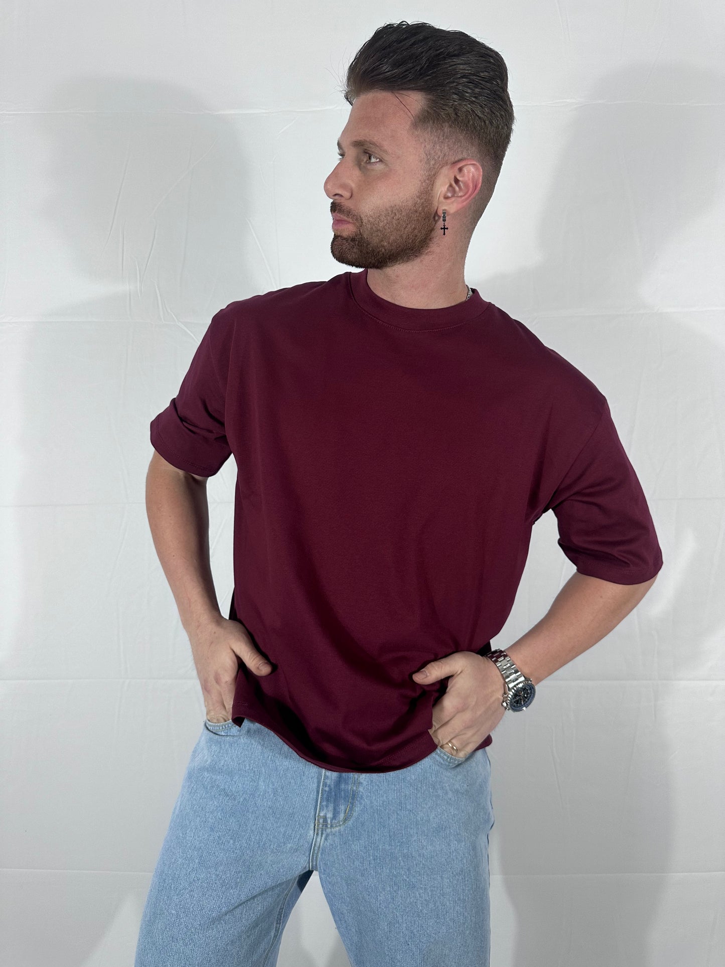 ARCHITETTURA — Maglia Crop VINO 🇮🇹