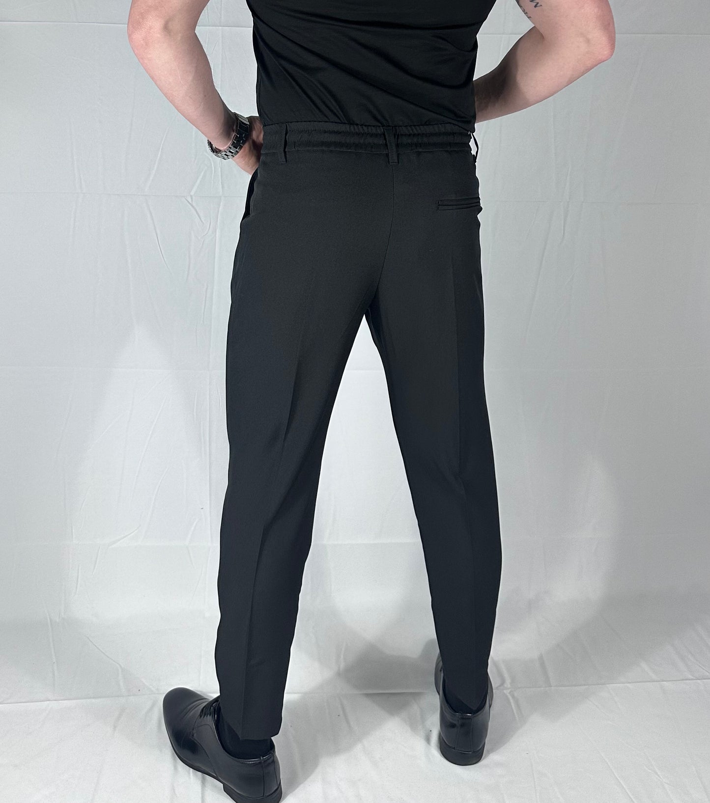 UNIQO27| FLUSSO โ PANTAOLONE CON ELASTICO |๐ฎ๐น