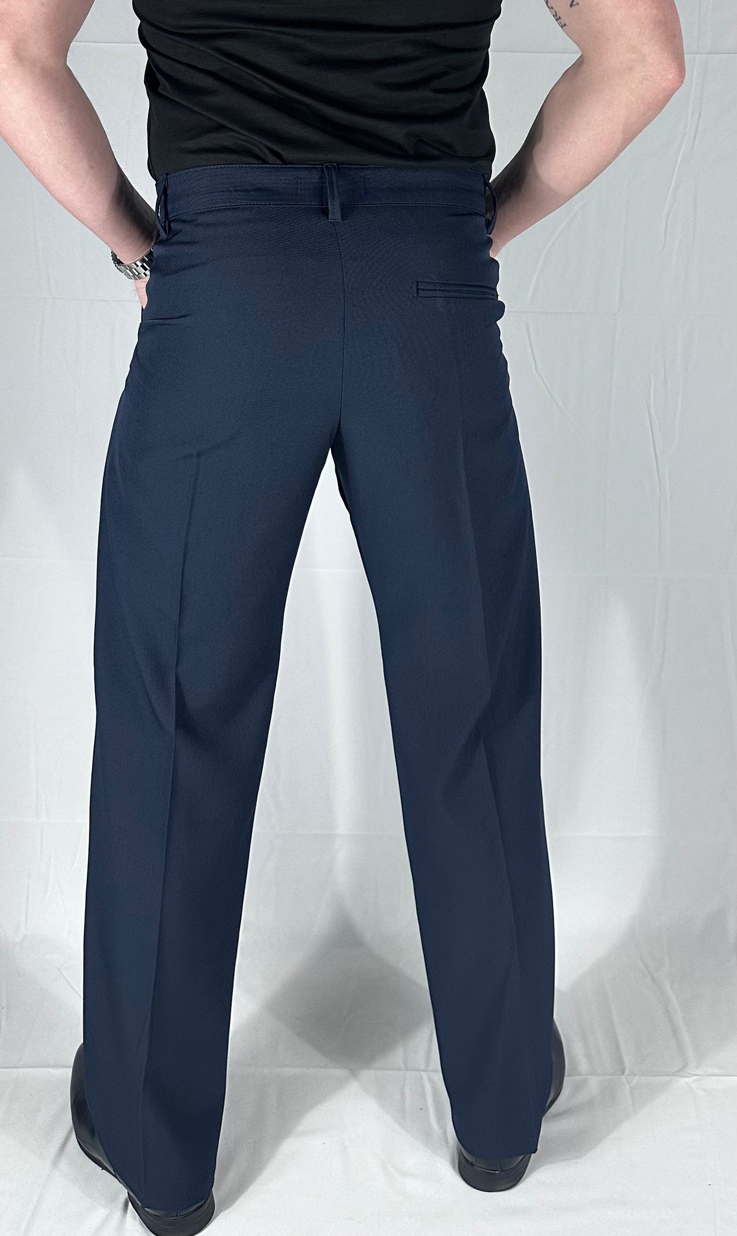 SOLENNE — PANTALONE ELEGANTE PREMIUM BLU |🇮🇹