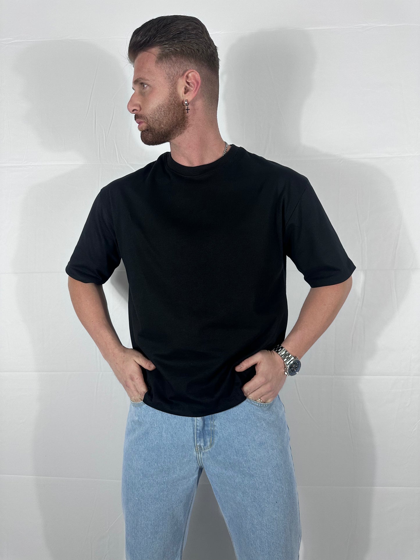 UNIQO27| RIBELLE- MAGLIA "DON'T CAG MY CAZ". oversize 🇮🇹