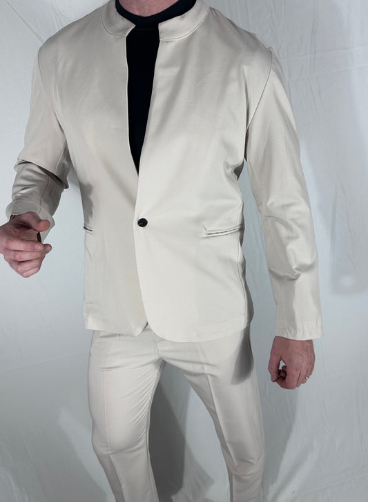COREAN SUIT – ABITO MONOBOTTONE COLLO COREANO 🇮🇹