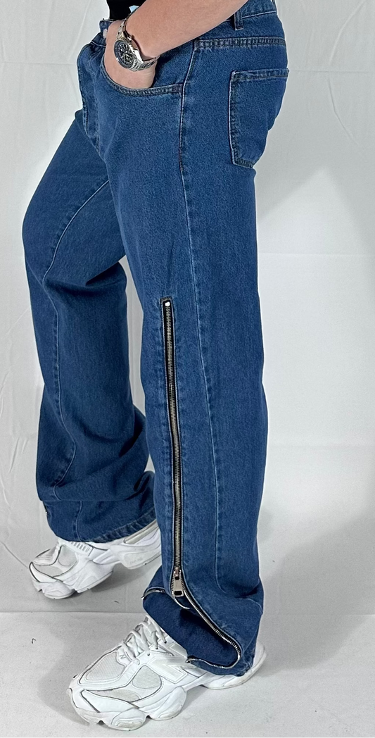 UNIQO27| ZIP DENIM — JEANS CON ZIP