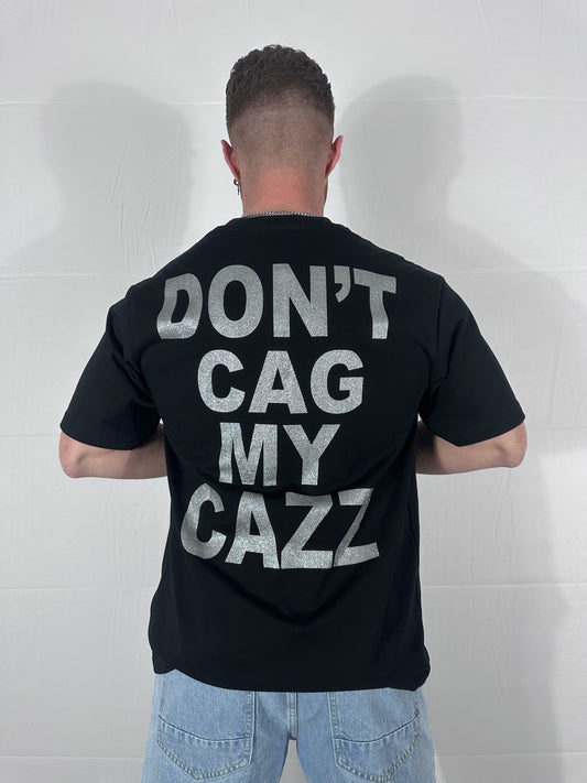 UNIQO27| RIBELLE- MAGLIA "DON'T CAG MY CAZ". oversize 🇮🇹