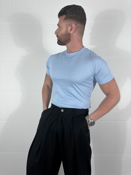 🏴󠁧󠁢󠁳󠁣󠁴󠁿🇮🇹 COTTON SUPREMA FILO DI SCOZIA CELESTE