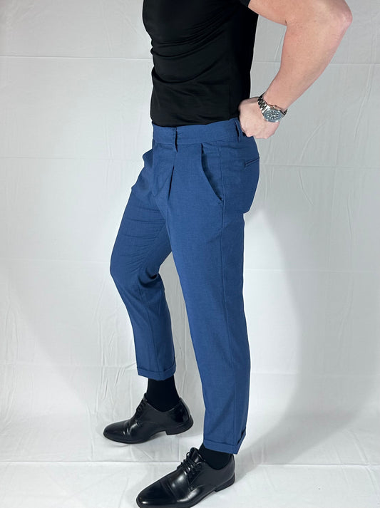 UNIQO27| REVERSE — Cuffed Tailored Pants | 🇮🇹