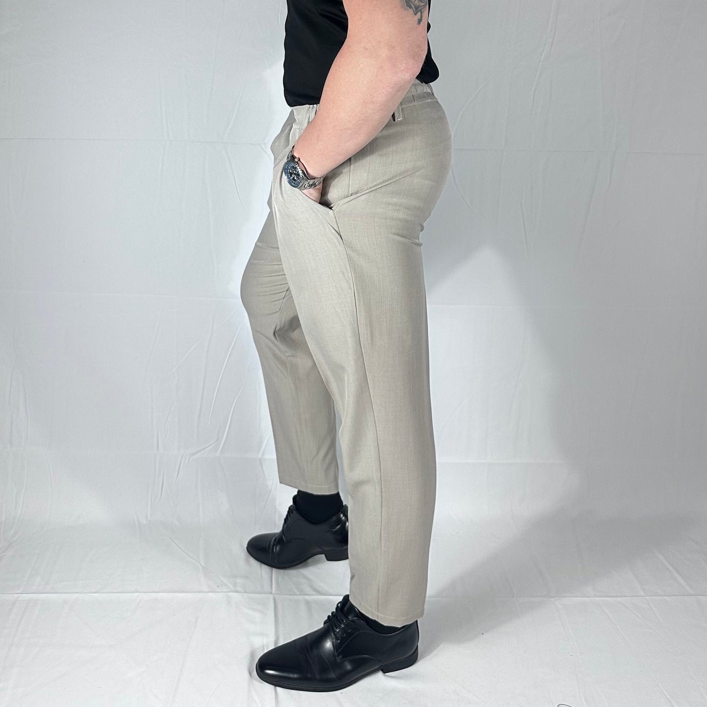 UNIQO27| FLUSSO — PANTAOLONE CON ELASTICO |🇮🇹