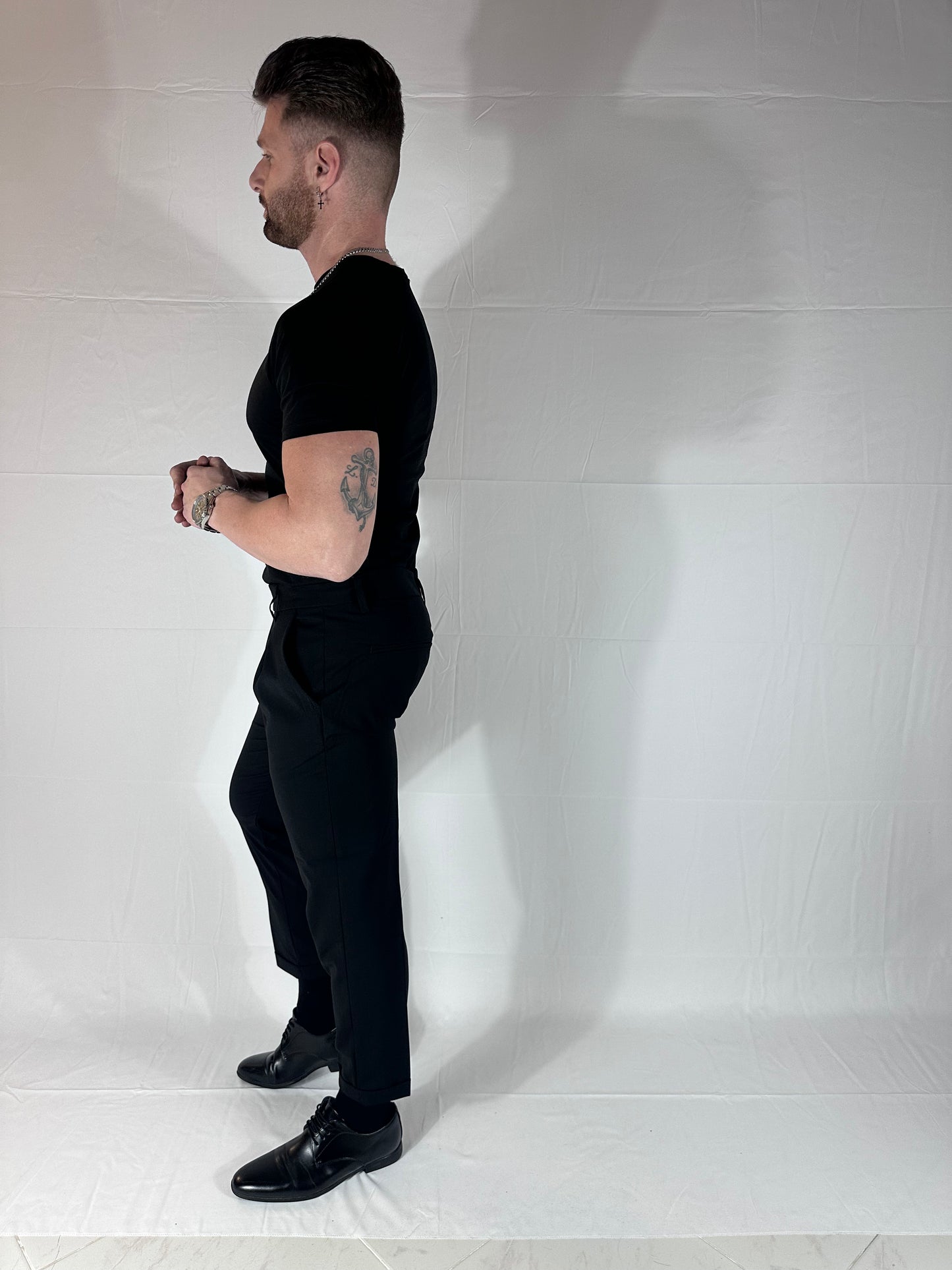 UNIQO27| REVERSE — Cuffed Tailored Pants | 🇮🇹