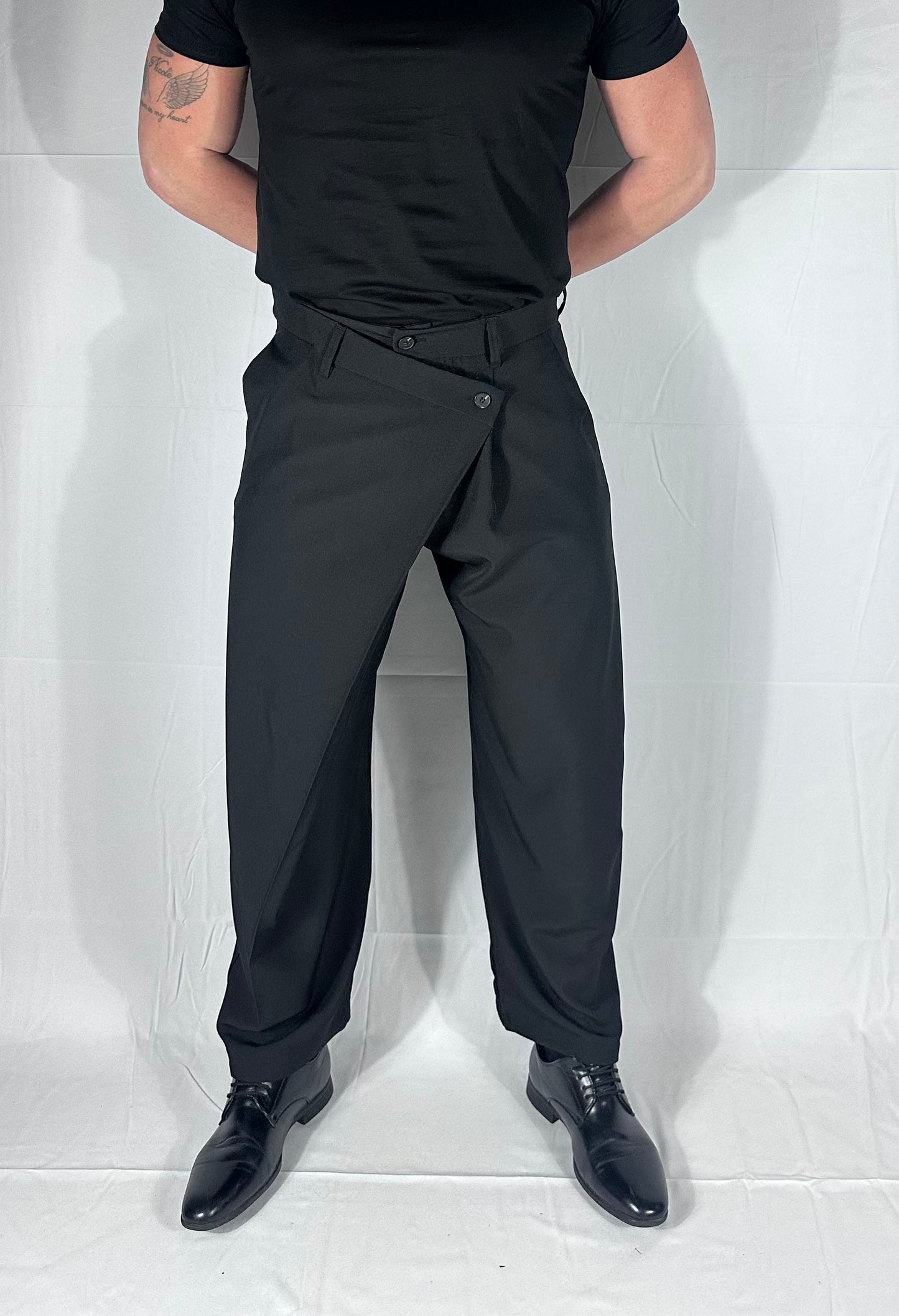 UNIQO27| SARTORIA — PANTALONE DOPPIA ABBOTTONATURA |🇮🇹