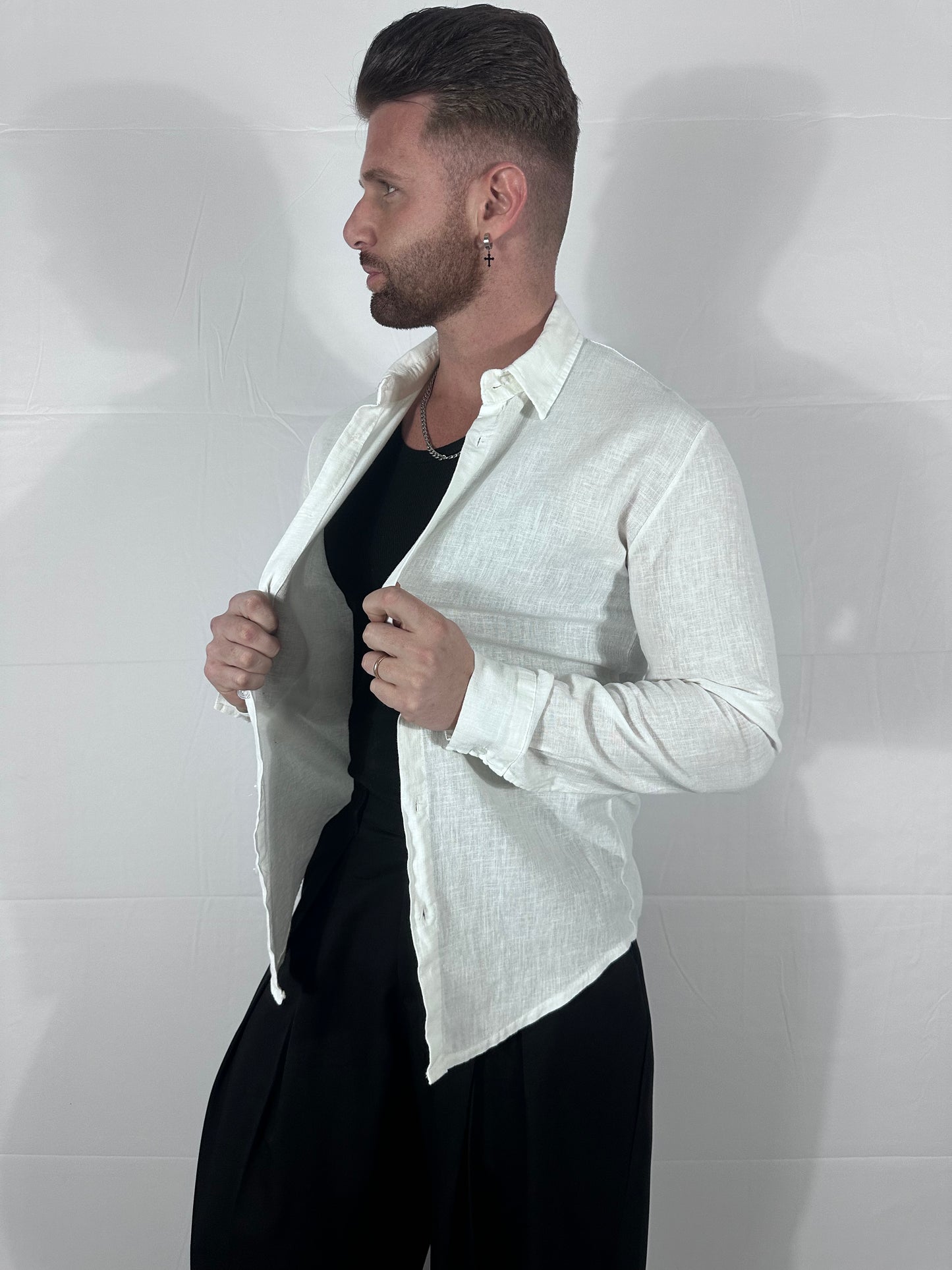 UNIQO27| BREZZA —CAMICIA DI LINO 🇮🇹