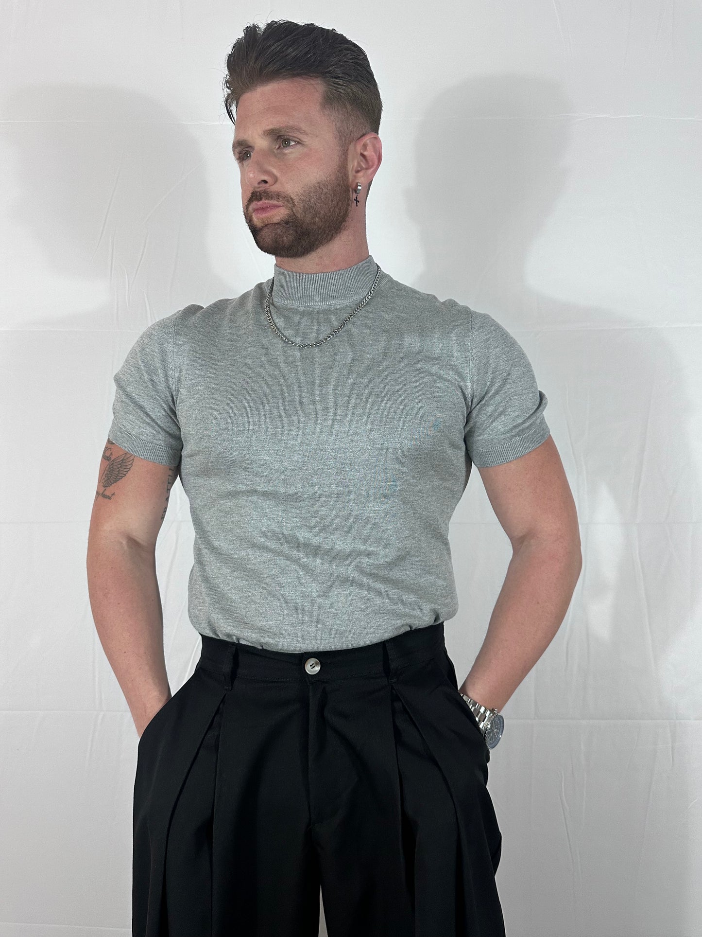 UNIQO27| TATTILE | Maglia  Collo Alto