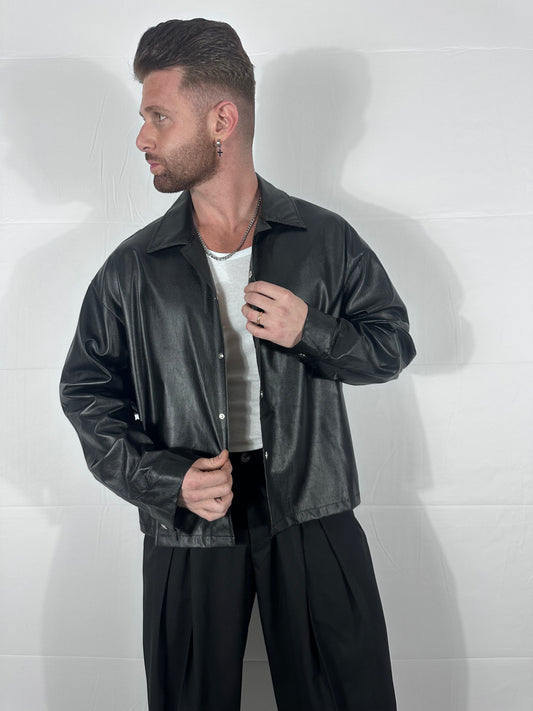 UNIQO27| STRUCTURE —CAMICIA GIACCA IBRIDA 🇮🇹