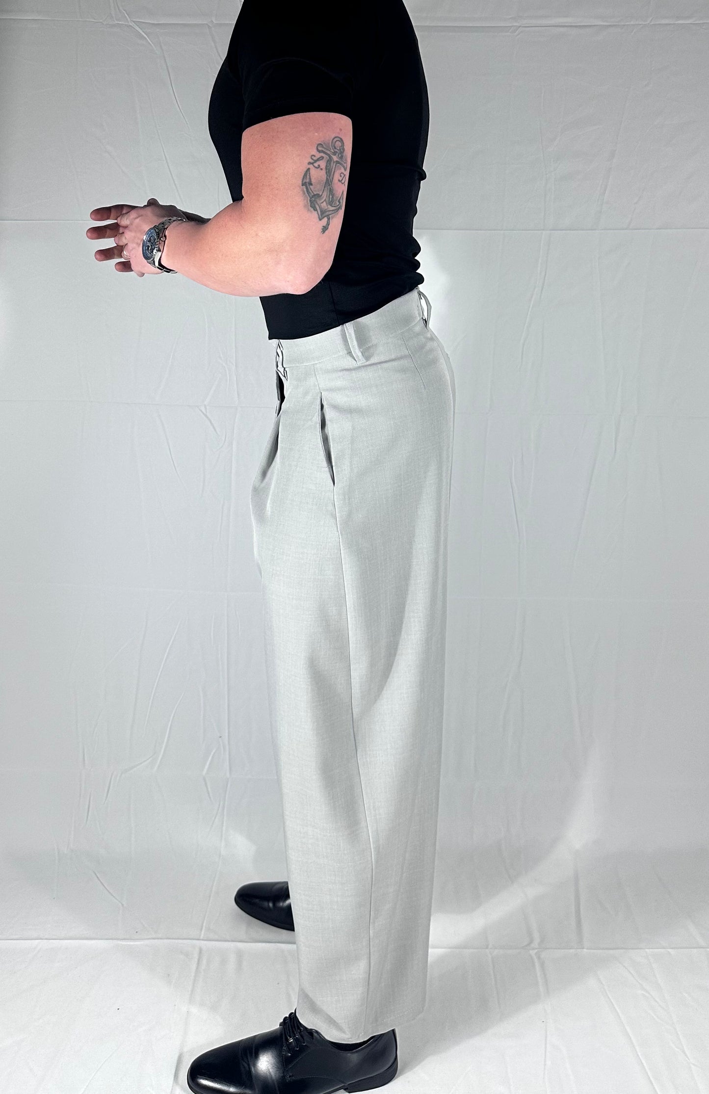 UNIQO27| SARTORIA — PANTALONE DOPPIA ABBOTTONATURA |🇮🇹