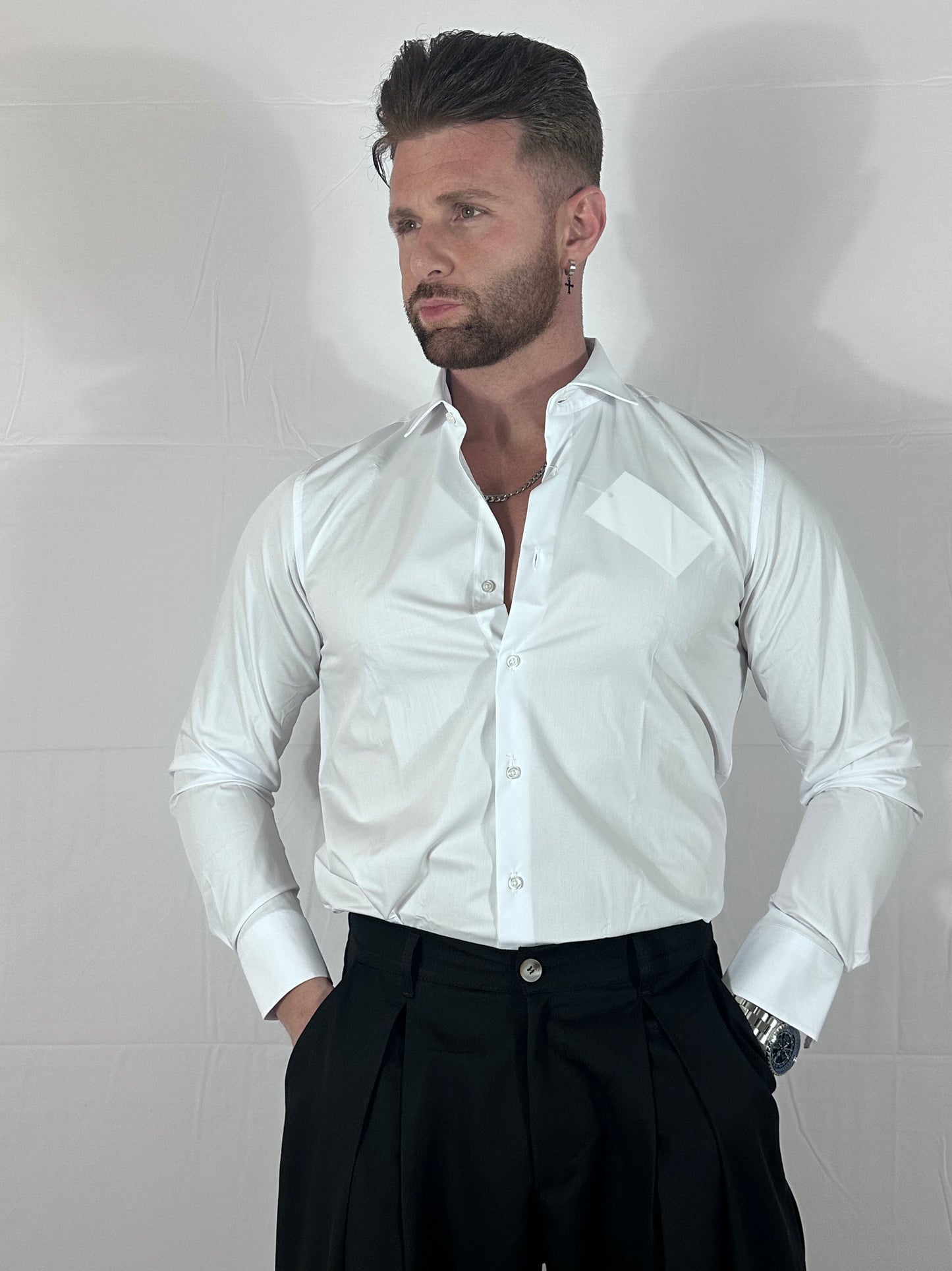 UNIQO27|FLUIDO SECONDA VERSIONE  CAMICIA NO STIRO