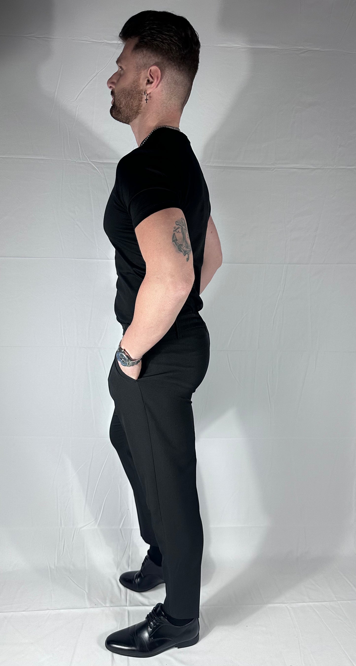 UNIQO27| FLUSSO — PANTAOLONE CON ELASTICO |🇮🇹