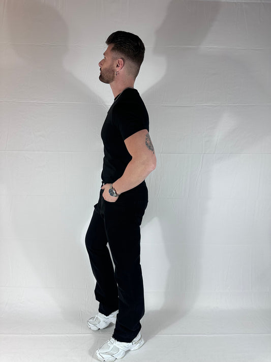 MATERICO — JEANS NERO  🇮🇹