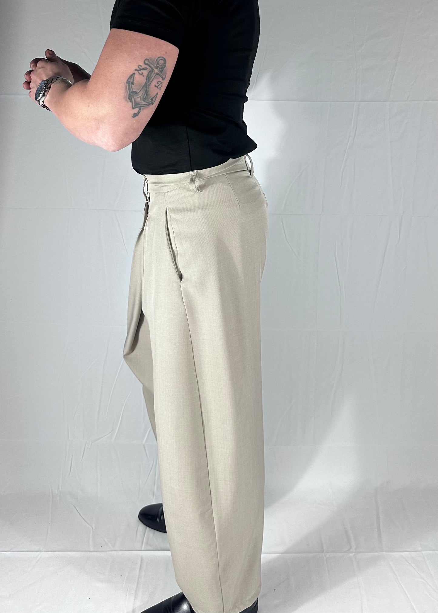 UNIQO27| SARTORIA — PANTALONE DOPPIA ABBOTTONATURA |🇮🇹