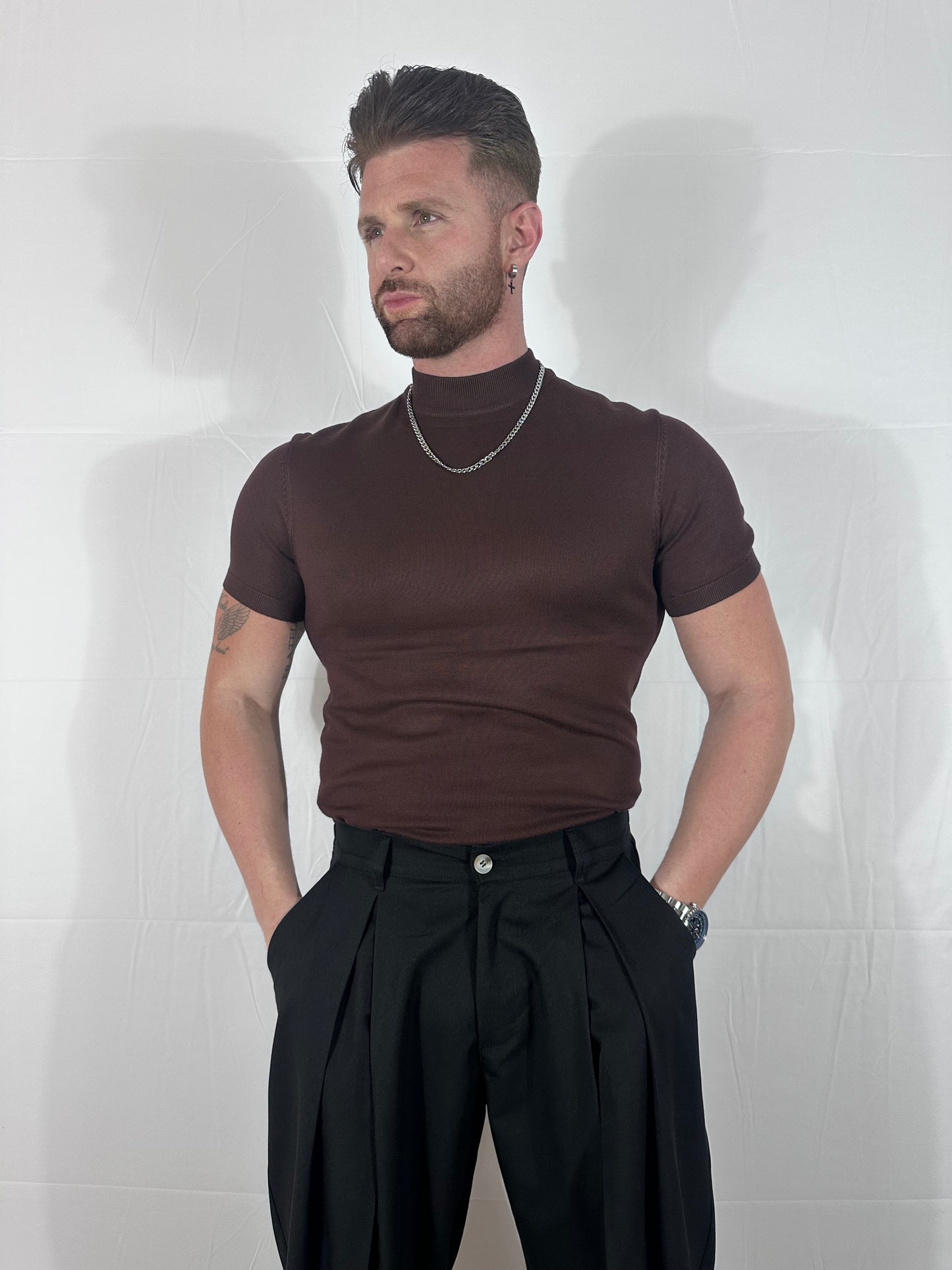 UNIQO27| TATTILE | Maglia  Collo Alto